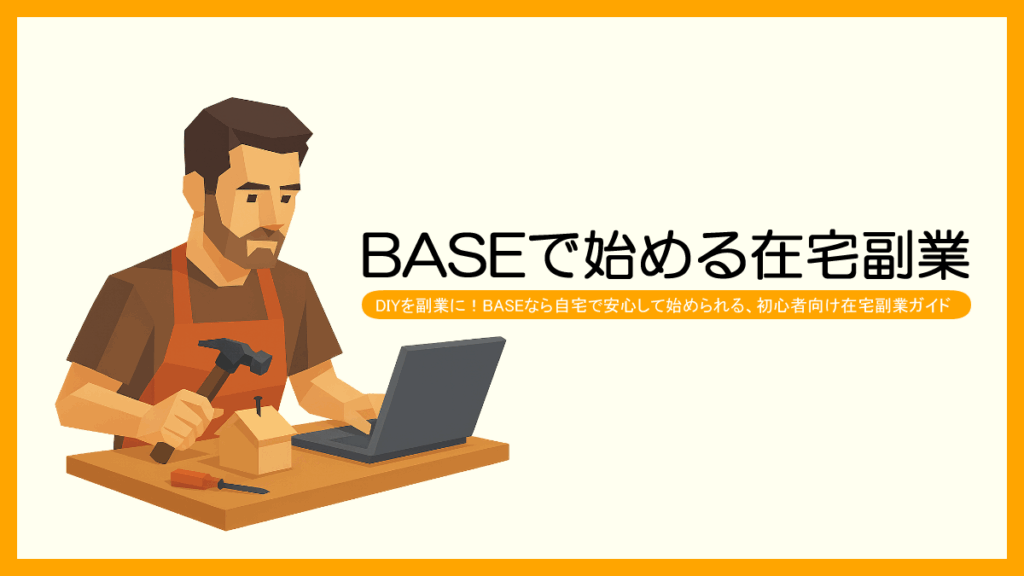 【初心者向け】安全に稼げる在宅副業|BASEでDIYショップ開設ガイド